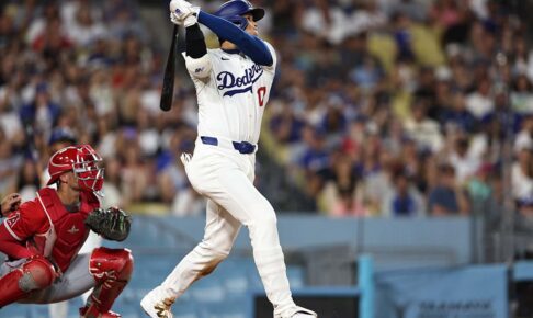 【MLB】大谷翔平「1番DH」スタメン　“通算打率.571”好相性の元同僚から4試合連発17号なるか、カーショーが復帰登板