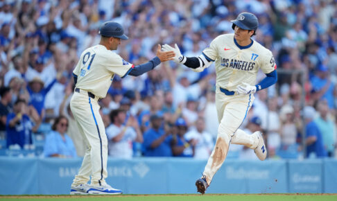 【MLB】大谷翔平、17戦9発にOPSは驚愕の「1.355」　1番起用に応える好スタッツ、現地記者が今後に言及「ベッツが復帰しても……」
