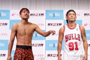 【超RIZIN.3】芦澤竜誠、「皇治コール」に中指立てる　“敵の敵は味方”理論で乱闘未遂のガルシアと結託か