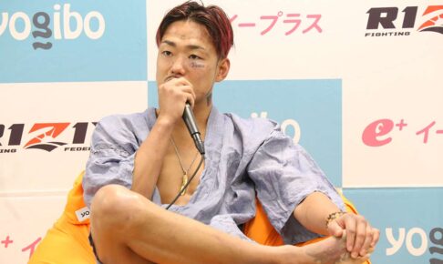 試合後インタビューでの芦澤竜誠