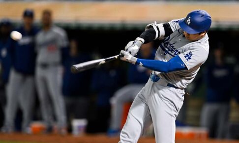 【MLB】大谷翔平、マルチ安打＆2盗塁の大暴れ　打率は「.311」に上昇で逆転首位打者へ、パ軍のアラエスに3厘差