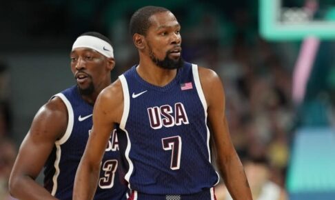 五輪5連覇へ邁進する米国代表デュラントが語る理想と現実「みんなは俺たちが30～40点の大差で勝つと期待しているかもしれないが…」＜DUNKSHOOT＞