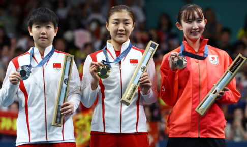 陳夢が女子史上3人目の連覇を振り返る「不可能を可能にした」2大会連続銀の孫穎莎には敬意「彼女の技術は最高で今が全盛期」【パリ五輪2024】