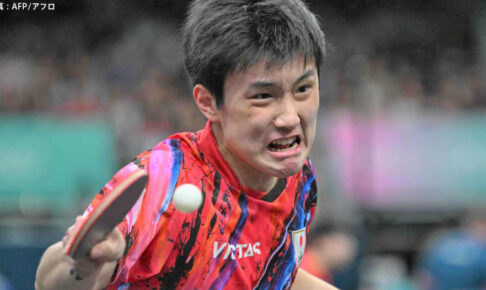 卓球男子団体、初戦突破で8強入り！張本智和「本当に一致団結できるチーム」篠塚2勝で堂々デビュー【パリ五輪】