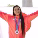 スケボー銀メダリスト開心那「嫌いな教科は体育」とまさかの回答 「運動神経悪くて……」と笑顔で理由を明かす スケボー銀メダリスト開心那「嫌いな教科は体育」とまさかの回答 「運動神経悪くて……」と笑顔で理由を明かす