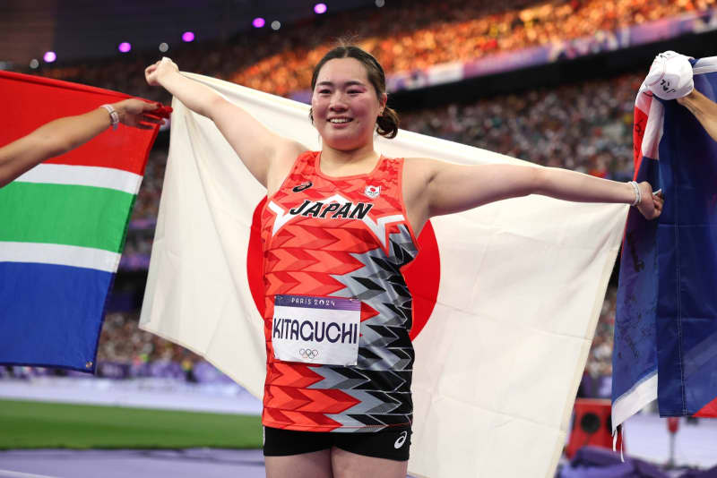 やり投げ 北口榛花が金メダル!日本女子陸上界初の大快挙 世界女王の貫禄を見せる「65m80」【パリ五輪 女子やり投げ】 やり投げ 北口榛花が金メダル!日本女子陸上界初の大快挙 世界女王の貫禄を見せる「65m80」【パリ五輪 女子やり投げ】
