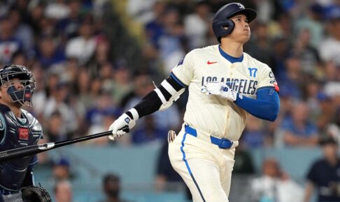 【MLB】大谷翔平「1番DH」スタメン　過去“132M弾”放った左腕から46号アーチなるか、ドジャース打線は好相性がズラリ