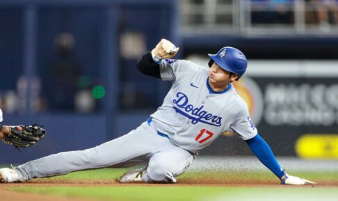 【MLB】大谷翔平、59個目の盗塁前にダブルスチールを同僚へ“指示”？　「もっとも明からさまなサイン」とファン反響
