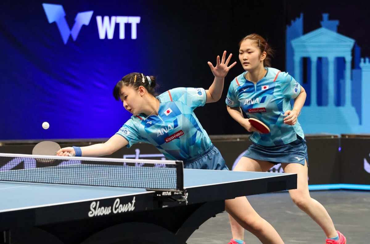 張本美和、木原美悠ペアがシンガポールペアに会心勝利 3-1で下しベスト4進出、金メダル争いにも期待【アジア選手権】 張本美和、木原美悠ペアがシンガポールペアに会心勝利 3-1で下しベスト4進出、金メダル争いにも期待【アジア選手権】