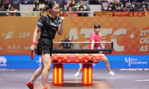 快進撃の張本美和にかかる三冠獲得への可能性　中国選手に圧巻の3連勝、木原美悠とのダブルスでも4強入りで金メダル奪取に期待【アジア選手権】