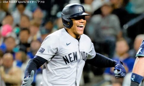 ヤンキースが15年ぶりWS進出！延長戦制し41度目のリーグ制覇、ソトが決勝3ラン、スタントン値千金の3戦連発同点弾