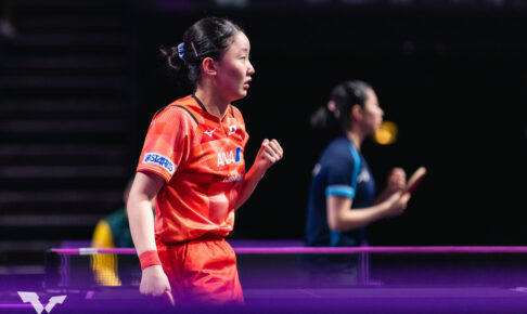 張本美和、フルゲームの激闘も「緊迫した試合で冷静さを保った」　世界37位の豪州選手と再び接戦も勝利で2回戦進出【WTTチャンピオンズモンペリエ】