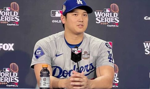 強行出場の大谷翔平「痛みはひいてきている」　3連勝で王手「明日の試合に集中」