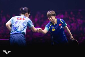 「コート上では緊迫感があった」張本美和を撃破の王芸迪が振り返った勝因　2度の敗戦から得た“教訓”「決断力が足りなかった」【WTTチャンピオンズフランクフルト】
