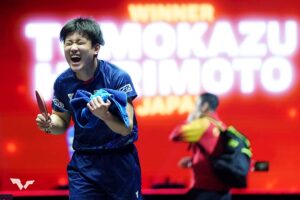 張本智和が力説した圧巻パフォーマンスの裏側　世界2位の林詩棟撃破に連呼した「たまたま」の正体【WTTファイナルズ福岡】
