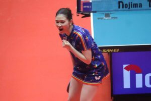 張本美和撃破の“カットマン”橋本帆乃香が振り返る　明かした首位チームの充実ぶり「お互いが刺激しあってライバル」【Tリーグ】