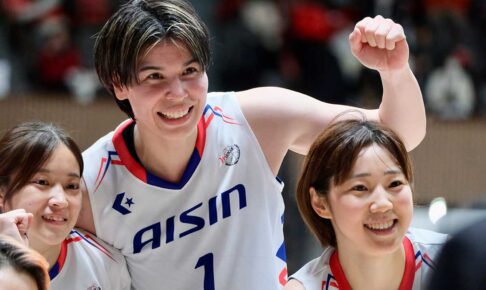 渡嘉敷来夢、アイシン移籍後も変わらぬ勝ちへの執着　“天性の素質”で下馬評を覆そうと熱意「気持ちの強さをコート上で表現できた」