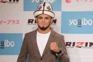 【RIZIN】“試合決定率100％”のシェイドゥラエフ、スタミナにも自信「いつもウォームアップで試合が終わる」