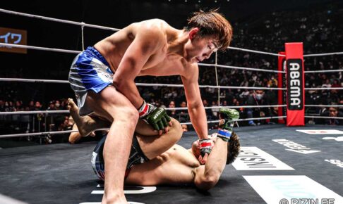 【RIZIN】朝倉未来軍、連勝　BD安井飛馬が完勝でプロ3連勝、驚異の“テイクダウン能力”で黒薔薇くんを圧倒
