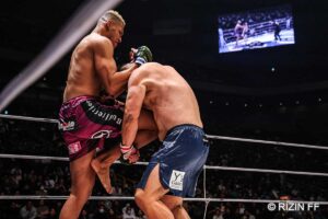 【RIZIN】「ヒザの打点高すぎだろ……」BD出身の巨人・エドポロキングが鮮烈のTKOデビュー　平本蓮も「才能すごい、ヘビー国内トップ行きそう」と激賞