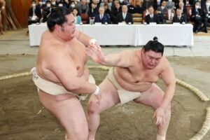 【初場所】稽古総見で大の里は9勝9敗　復興続く故郷の石川へ「自分の相撲で明るい話題を届けたい」