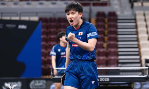 張本智和、世界43位の田中佑汰を寄せつけず貫録ストレート勝ち　妹・美和もベスト4進出で史上初の快挙も視界【全日本選手権2025】