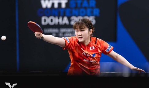 第1シードの大藤沙月がベスト8進出、世界1位ペアの横井咲桜と同士討ちが実現　平野美宇は豪州選手に敗れ2回戦で姿消す【WTTコンテンダーマスカット】