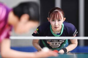 女王・早田ひな 左腕の状態について「明日、棄権するかもしれないし、次の日に良くなっている可能性もある」【全日本卓球】
