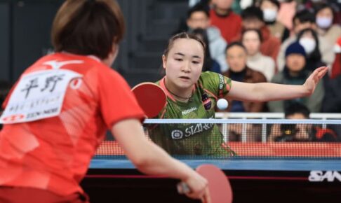 伊藤美誠　大激戦〝みうみま〟対決制し笑顔「一番うれしい勝ち」　張本美との次戦へ「年上選手とやるくらいの気持ちで」