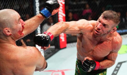 【UFC】敗れたストリックランドが“衝撃発言”「鼻を6カ所くらい骨折した」……試合中には折れた鼻を3回戻したと明かす「とんでもない戦いだった」