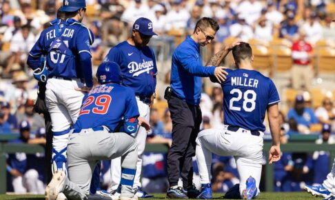 【MLB】ド軍の剛腕ミラーが無事を報告「マウンドに戻るのが待ちきれない」　頭部に“170キロ”打球直撃も「恐ろしい瞬間だったが、大丈夫」