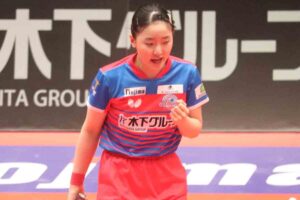 張本美和が明かした“緊迫した展開”での意識「競っている時は……」　プレーオフ決定も「1点でも多く取っていく」【Tリーグ】