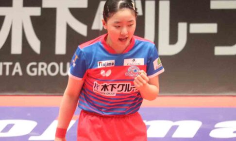 張本美和が明かした“緊迫した展開”での意識「競っている時は……」　プレーオフ決定も「1点でも多く取っていく」【Tリーグ】