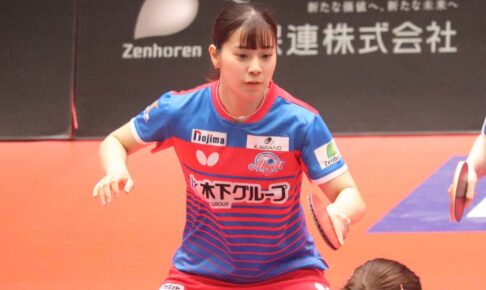長﨑美柚が2点起用でKA神奈川を逆転勝ちに導く「何としてでも1点取りたいという気持ち」　プレーオフ3枠目は日本生命に決定【Tリーグ】