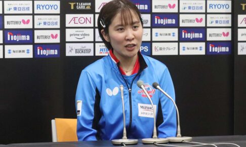 平野美宇が退任の恩師へ誓う2年ぶりの戴冠　シーズンMVPに勝利の主将が説いた「向かっていく気持ち」の重要性【Tリーグ】