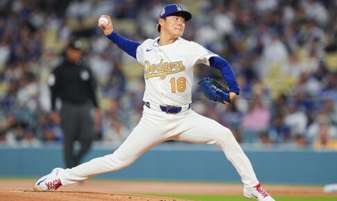【MLB】“自己最多10奪三振”の山本由伸、決め球スプリットは「コントロール、落ち幅に自信」と手応え　指揮官も称賛「素晴らしい投球」