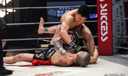 【RIZIN.50】24歳・木村柊也、わずか54秒で“5試合連続1R決着”TKO勝ち　轟音右フック→パウンドに会場どよめき