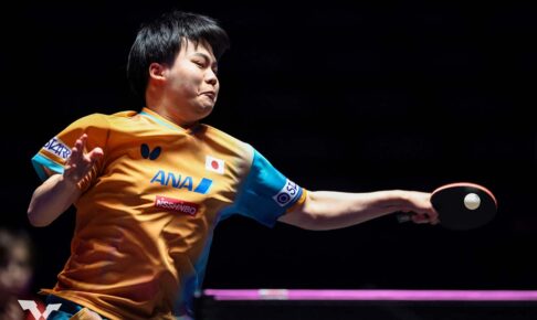 松島輝空、8強入りの第4シードにかかる優勝争いへの期待　17歳に敗戦の中国選手は「サービスとレシーブに苦しんだ」【WTTスターコンテンダー太原】