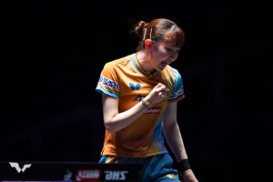 早田ひな、サウスポー対決に勝利でグループリーグ突破　張本美和、大藤沙月に続き決勝T進出を確定【ITTF男女ワールドカップ】