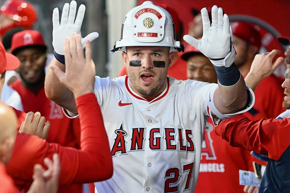 【MLB】「アイラブユー！」トラウトのサインゲットで絶叫の子供ファン　公式Xが投稿した微笑ましい動画が話題に「完璧な反応だ」