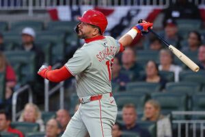 【MLB】シュワーバー“球団史上最速”の今季37号アーチ、大谷翔平に1本差肉薄　月間12発で「ハードヒット率」が全打者トップに