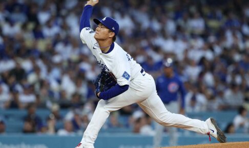 【MLB】山本由伸、全103球の公式投球データ詳細　全6球種で圧巻の9奪三振、最速96.7マイル【4月12日カブス戦】