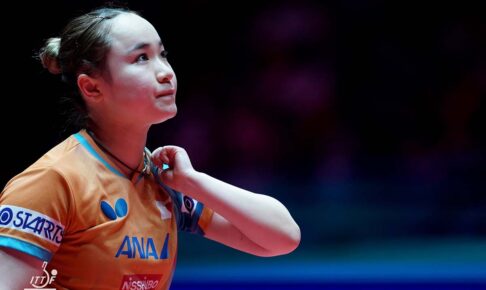 伊藤美誠が振り返る“同学年”撃破「感覚的で天才的なプレーをする」　言及した8強入りの要因、第3Gで「流れが変わった」【ITTF男女ワールドカップ】