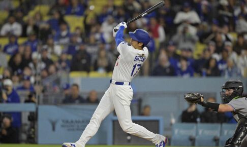 【MLB】“137メートル”6号アーチの大谷翔平、ドジャース2年目で早くも「球団トップ」に　米記者注目の記録とは？