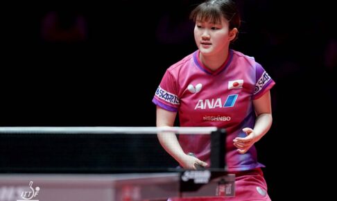 快勝の大藤沙月、日本初開催の大舞台は「一番楽しい大会」　上位進出期待も「一戦ずつ頑張りたい」【WTTチャンピオンズ横浜】