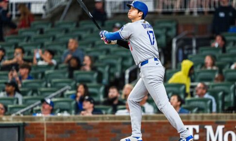 【MLB】大谷翔平、3試合ぶり8号は中堅スタンドへの173キロ弾　佐々木朗希のメジャー初白星へ豪快一打で強烈援護