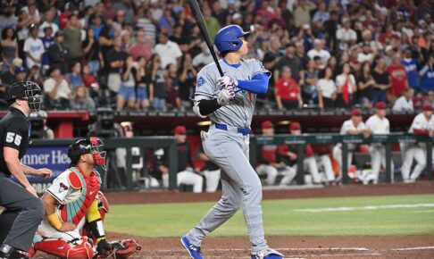 【MLB】大谷翔平「1番DH」スタメン　本格派右腕から“3戦ぶり54号アーチ”で本塁打王奪還なるか、残り5試合