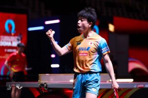 「0－2でもチャンスがある」篠塚大登が見せた逆転勝ちでの“中国超え”　大舞台にも自然体を強調「気負いすぎずにやる」【世界卓球2025】