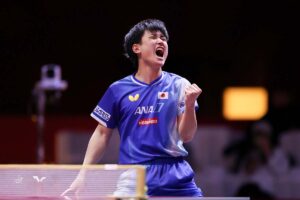 張本智和が4位、戸上隼輔が20位、松島輝空が21位　トップ10は変動なし｜卓球男子世界ランキング（2025年第23週）