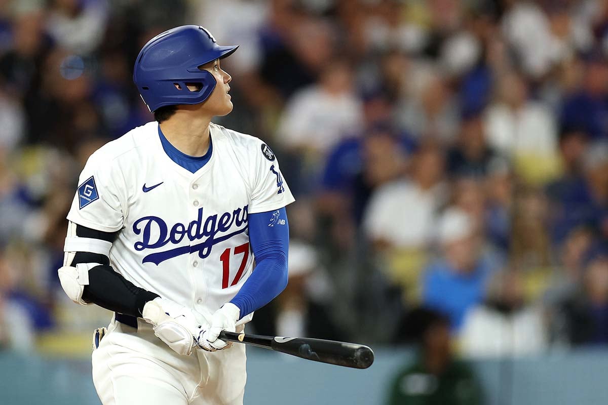 【MLB】大谷翔平、劣勢から逆方向へ技アリ“173キロ”今季17号アーチ　ベッツも連発で米記者歓喜「徐々に追い上げてきたぞ」